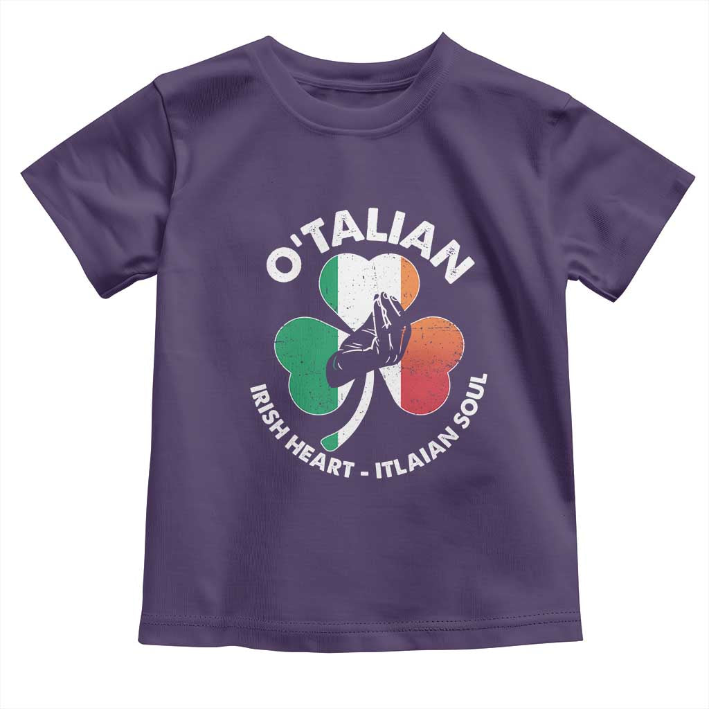 Italian Irish O'talian St. Patrick's Day Toddler T Shirt
