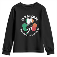 Italian Irish O'talian St. Patrick's Day Youth Sweatshirt