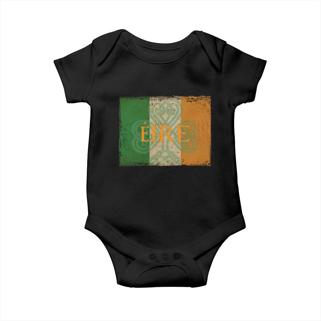 Eire Irish Pride Baby Onesie Celtic Shamrock Ireland Flag