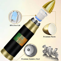 Eire Irish Pride Bullet Tumbler Celtic Shamrock Ireland Flag