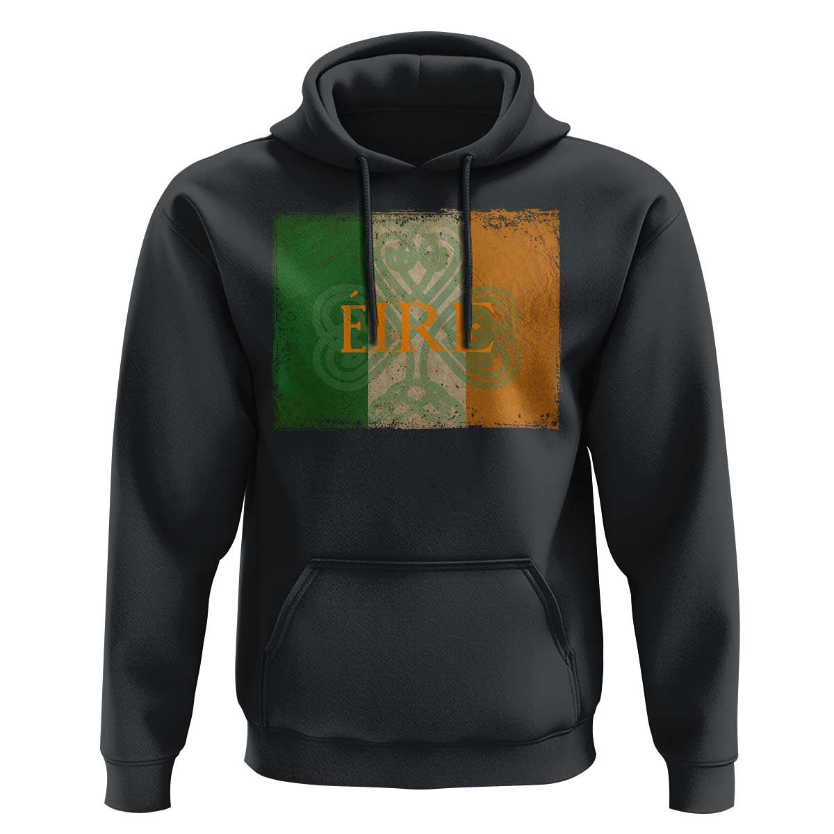 Eire Irish Pride Hoodie Celtic Shamrock Ireland Flag