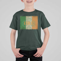 Eire Irish Pride T Shirt For Kid Celtic Shamrock Ireland Flag
