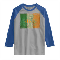 Eire Irish Pride Raglan Shirt Celtic Shamrock Ireland Flag