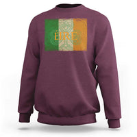 Eire Irish Pride Sweatshirt Celtic Shamrock Ireland Flag