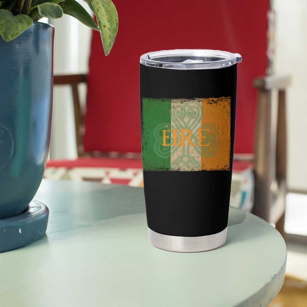 Eire Irish Pride Tumbler Cup Celtic Shamrock Ireland Flag