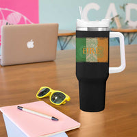 Eire Irish Pride Tumbler With Handle Celtic Shamrock Ireland Flag