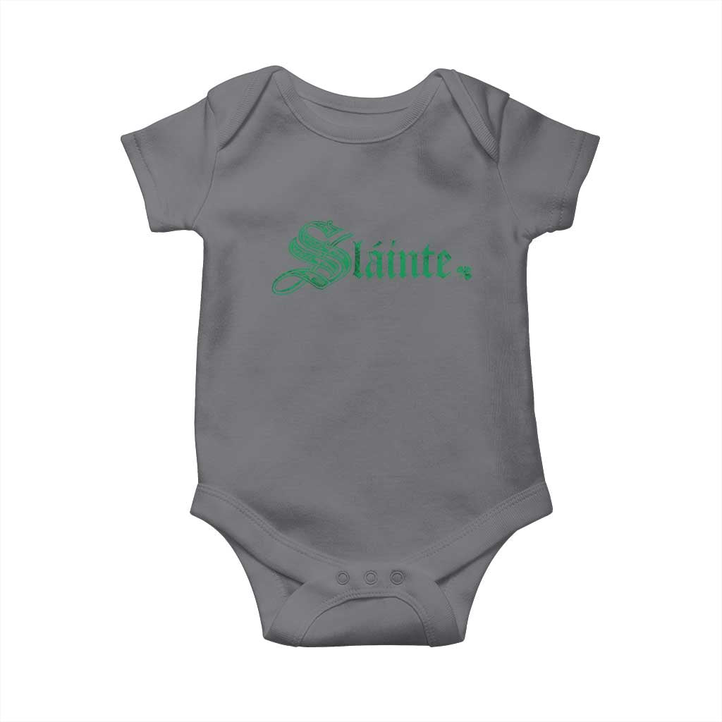 Irish Baby Onesie Slainte Cheers Good Health Ireland
