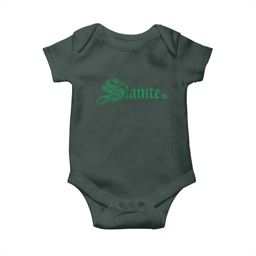 Irish Baby Onesie Slainte Cheers Good Health Ireland