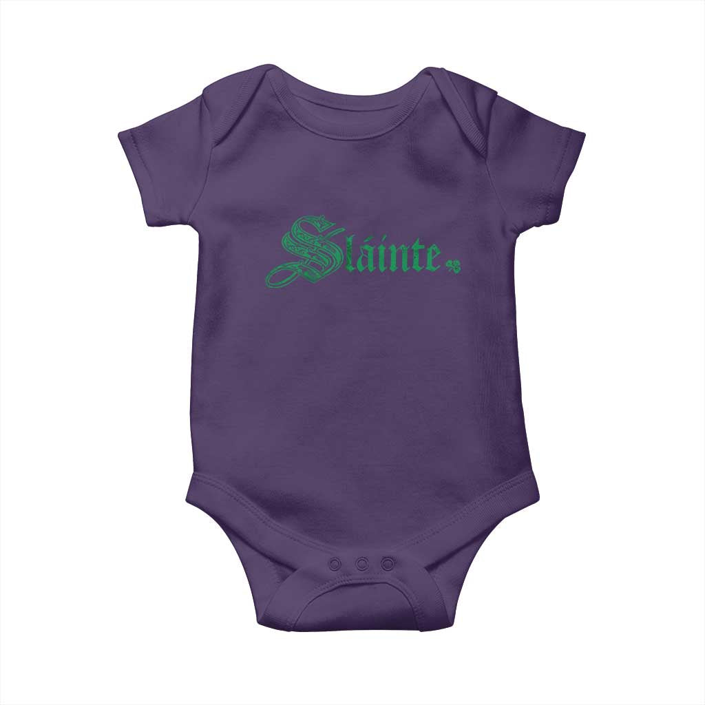 Irish Baby Onesie Slainte Cheers Good Health Ireland