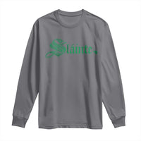 Irish Long Sleeve Shirt Slainte Cheers Good Health Ireland