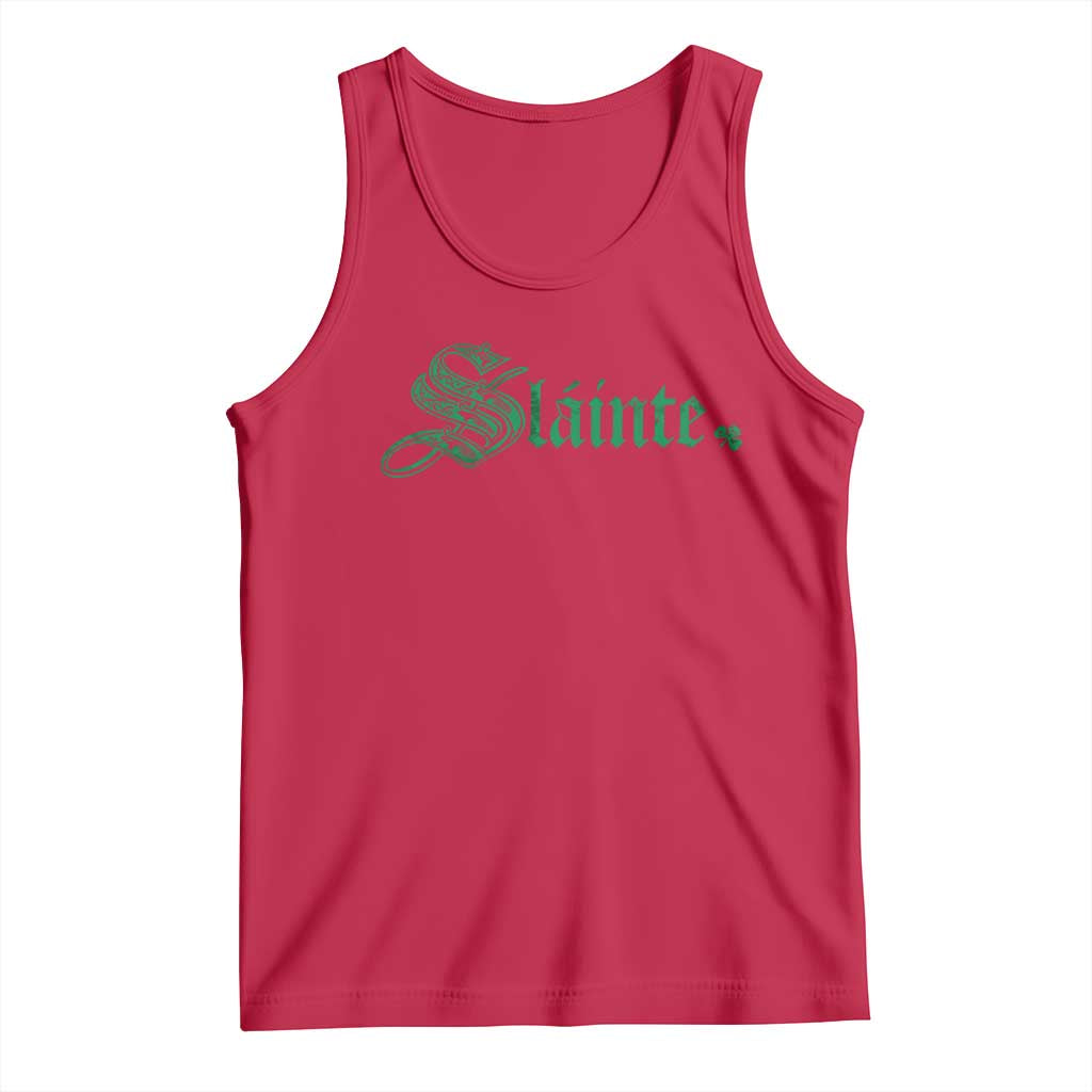 Irish Tank Top Slainte Cheers Good Health Ireland