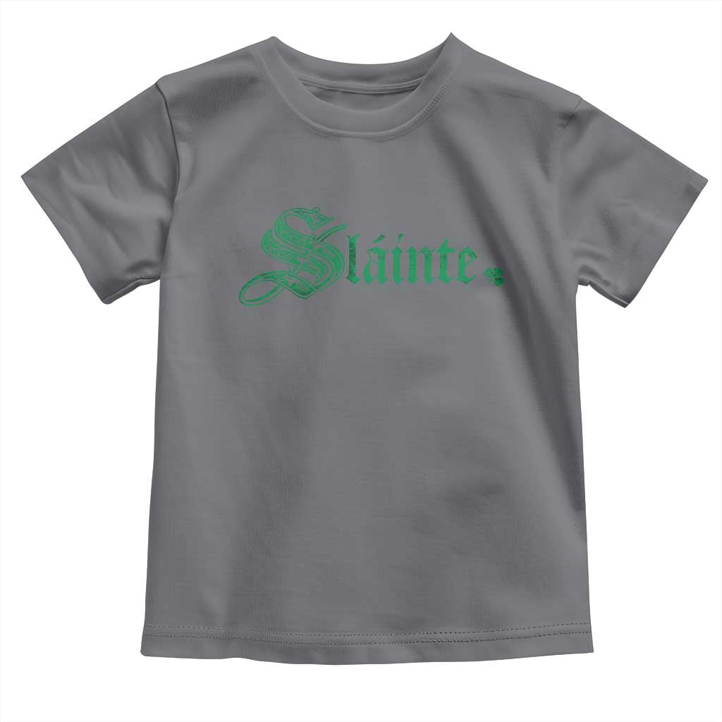 Irish Toddler T Shirt Slainte Cheers Good Health Ireland