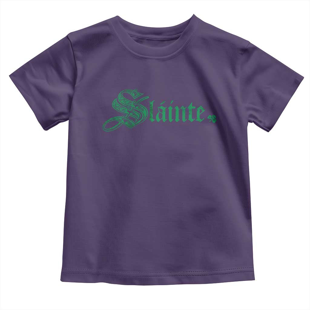 Irish Toddler T Shirt Slainte Cheers Good Health Ireland