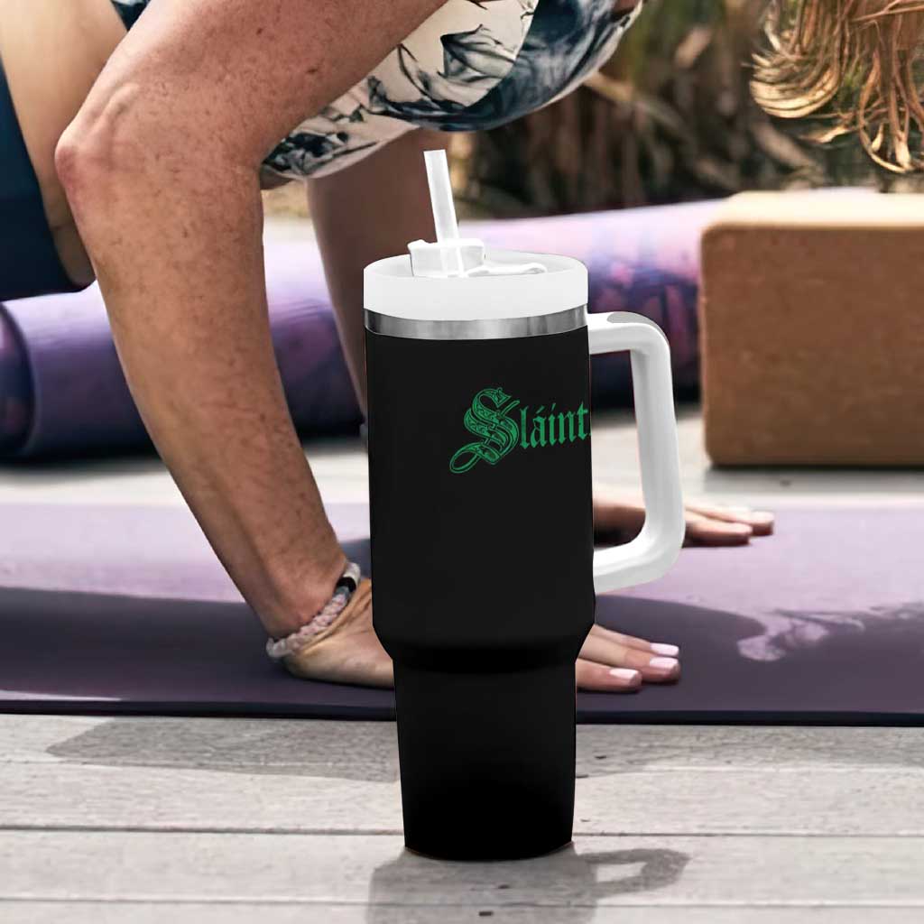 Irish Tumbler With Handle Slainte Cheers Good Health Ireland