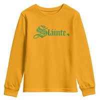 Irish Youth Sweatshirt Slainte Cheers Good Health Ireland