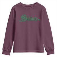 Irish Youth Sweatshirt Slainte Cheers Good Health Ireland