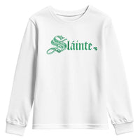 Irish Youth Sweatshirt Slainte Cheers Good Health Ireland