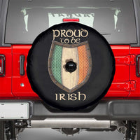Proud To Be Irish Spare Tire Cover Celtic Shamrock Ireland Flag