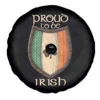 Proud To Be Irish Spare Tire Cover Celtic Shamrock Ireland Flag