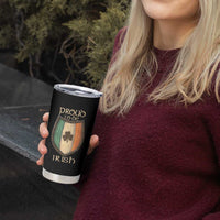 Proud To Be Irish Tumbler Cup Celtic Shamrock Ireland Flag