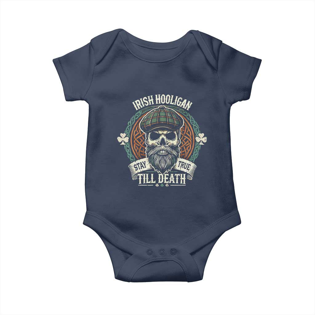 Irish Pride Baby Onesie Irish Hooligan Stay True Till Death