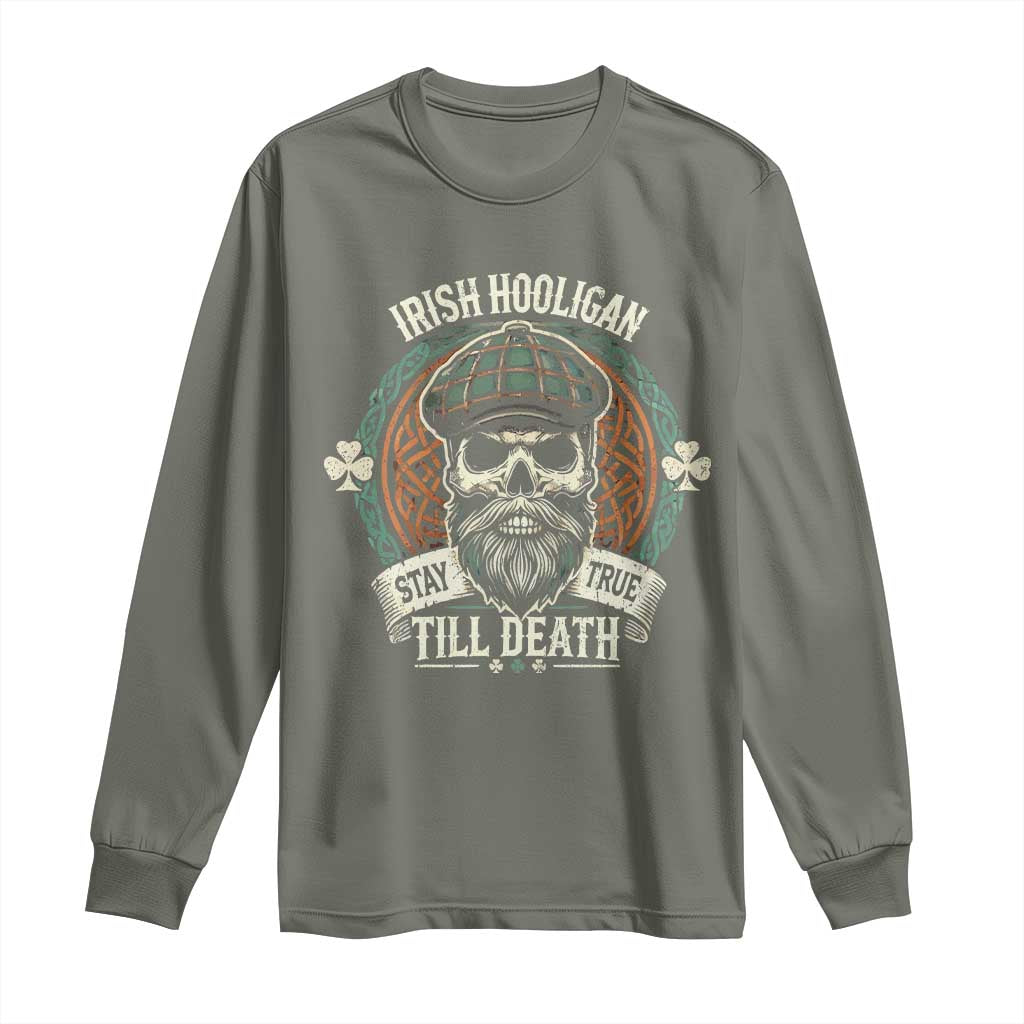 Irish Pride Long Sleeve Shirt Irish Hooligan Stay True Till Death