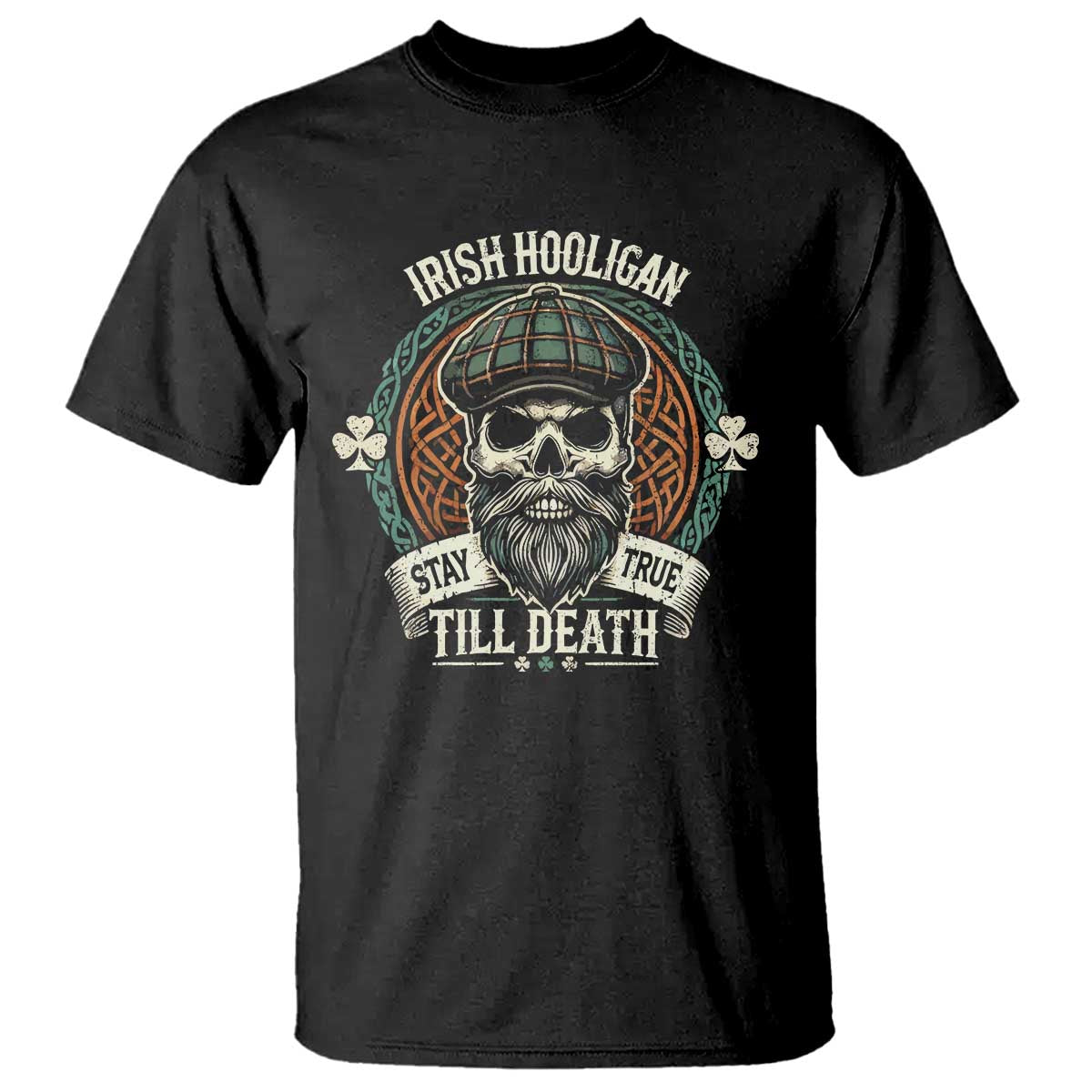 Irish Pride T Shirt Irish Hooligan Stay True Till Death