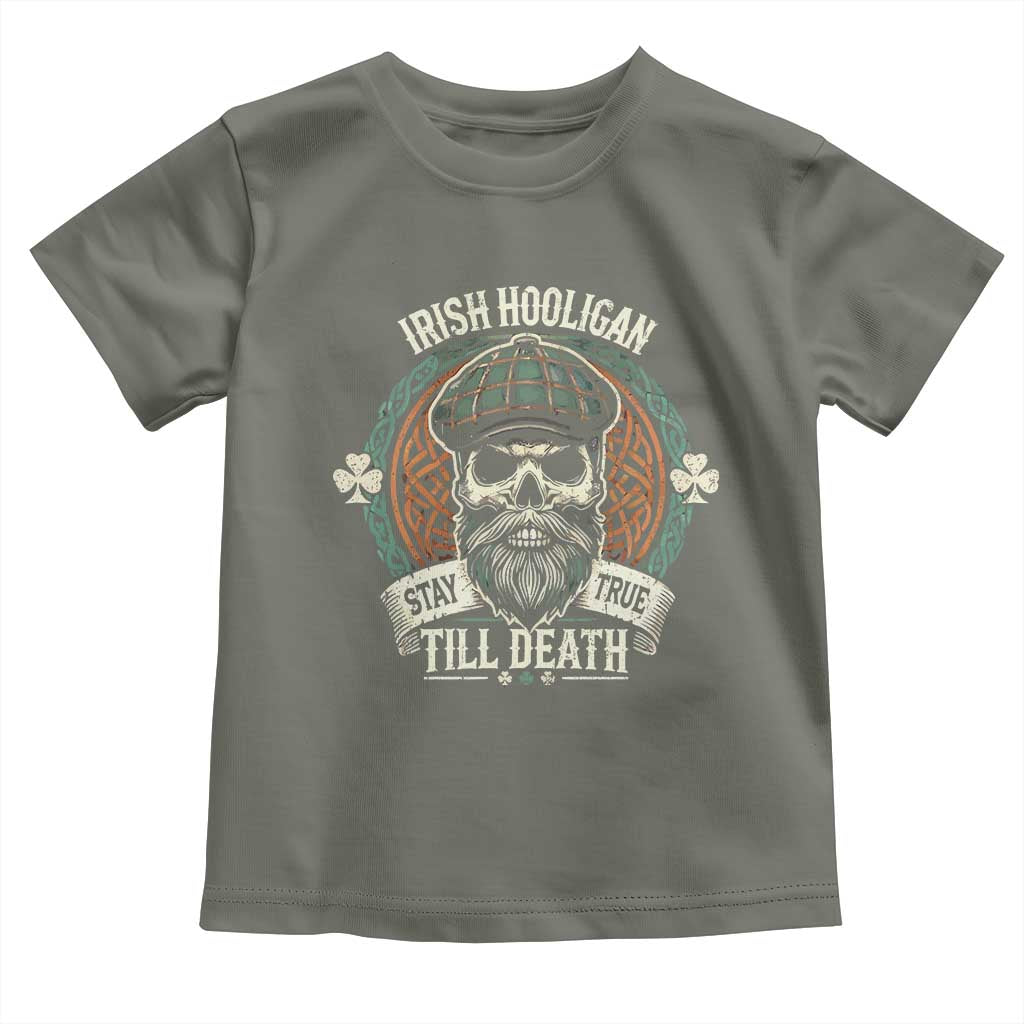 Irish Pride Toddler T Shirt Irish Hooligan Stay True Till Death