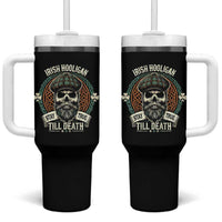 Irish Pride Tumbler With Handle Irish Hooligan Stay True Till Death