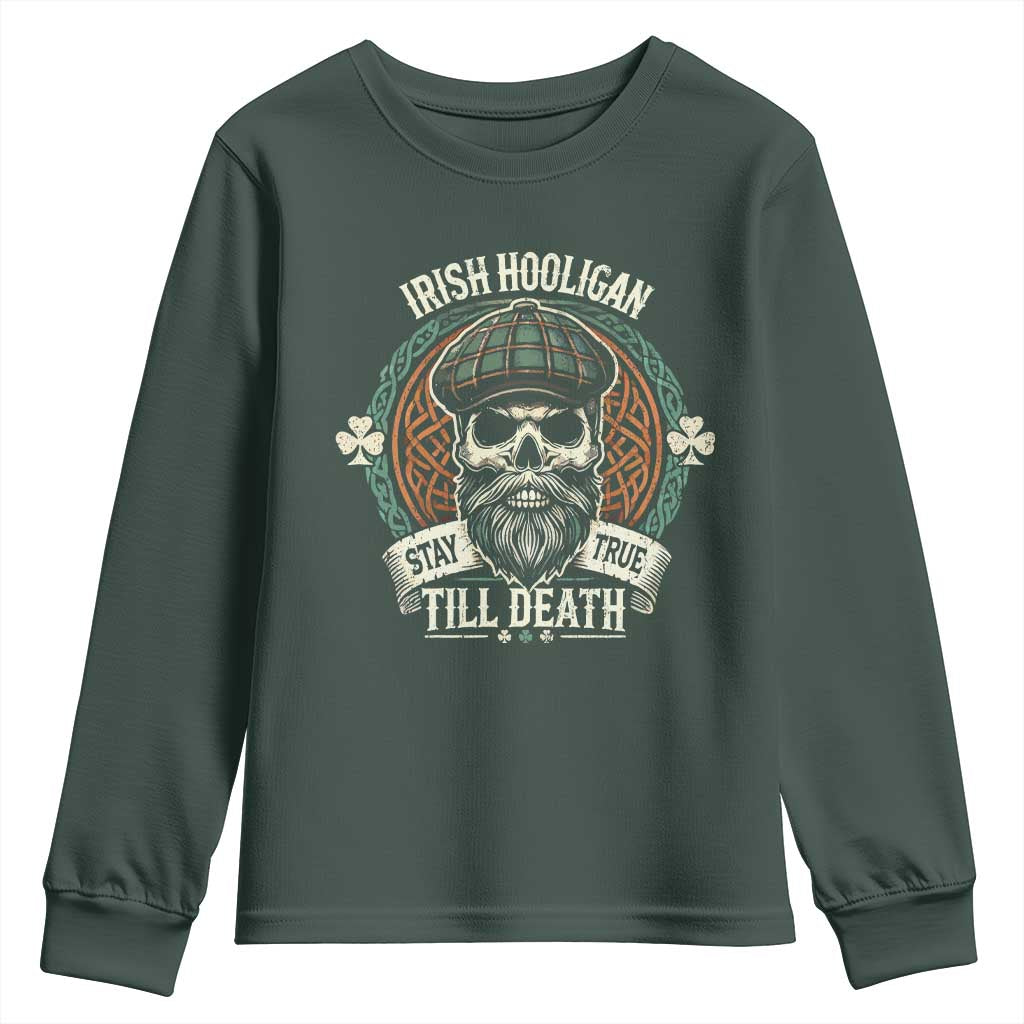 Irish Pride Youth Sweatshirt Irish Hooligan Stay True Till Death