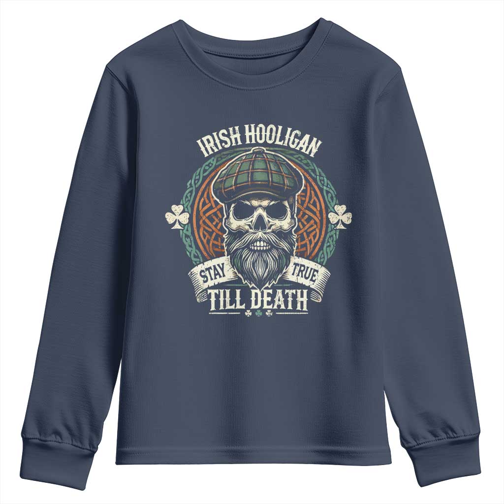 Irish Pride Youth Sweatshirt Irish Hooligan Stay True Till Death