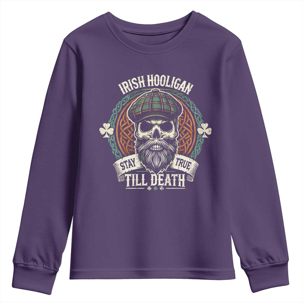 Irish Pride Youth Sweatshirt Irish Hooligan Stay True Till Death