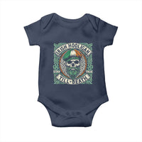 Irish Pride Baby Onesie Irish Hooligan Ireland Flag Skull