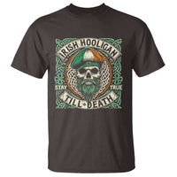 Irish Pride T Shirt Irish Hooligan Ireland Flag Skull