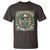 Irish Pride T Shirt Irish Hooligan Ireland Flag Skull