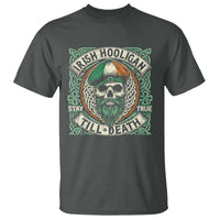Irish Pride T Shirt Irish Hooligan Ireland Flag Skull