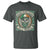 Irish Pride T Shirt Irish Hooligan Ireland Flag Skull