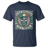 Irish Pride T Shirt Irish Hooligan Ireland Flag Skull