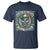 Irish Pride T Shirt Irish Hooligan Ireland Flag Skull