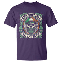 Irish Pride T Shirt Irish Hooligan Ireland Flag Skull