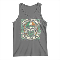 Irish Pride Tank Top Irish Hooligan Ireland Flag Skull