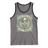 Irish Pride Tank Top Irish Hooligan Ireland Flag Skull