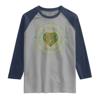 Irish Pride Raglan Shirt I May Be Here But My Heart Is In Ireland