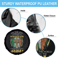Irish Pride Spare Tire Cover God Said Let There Be Shenanigans And Malarkey In The World So He Created The Irish