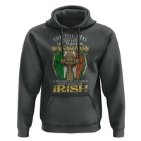 Irish Pride Hoodie God Said Let There Be Shenanigans And Malarkey In The World So He Created The Irish