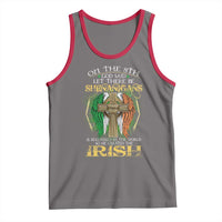 Irish Pride Tank Top God Said Let There Be Shenanigans And Malarkey In The World So He Created The Irish