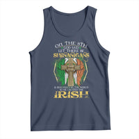 Irish Pride Tank Top God Said Let There Be Shenanigans And Malarkey In The World So He Created The Irish