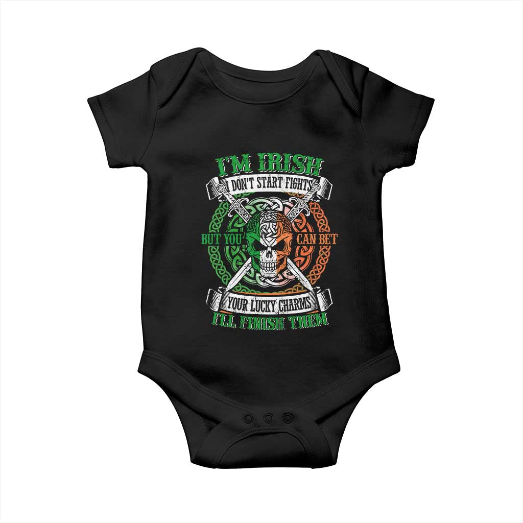 Irish Pride Baby Onesie You Can Bet Your Lucky Charms I'll Finish Them