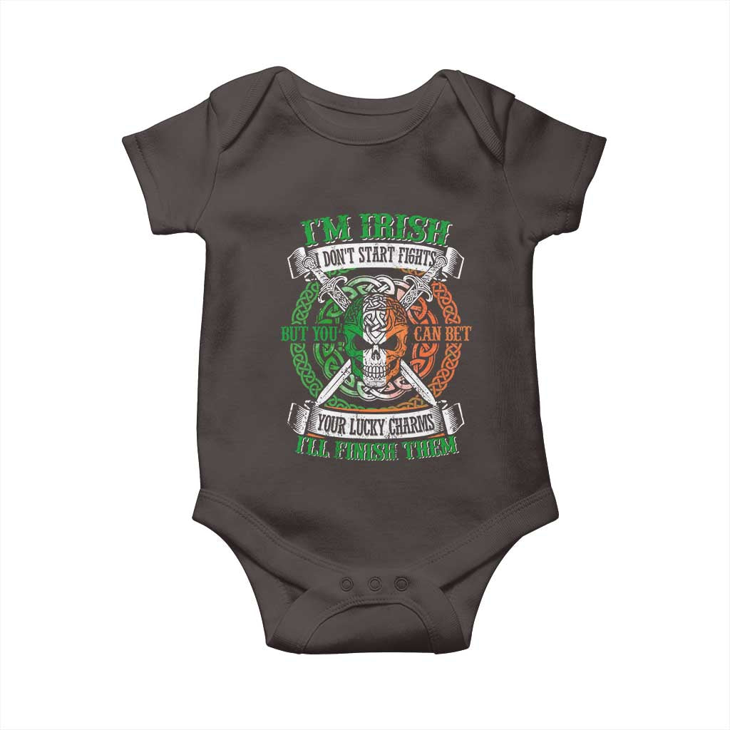 Irish Pride Baby Onesie You Can Bet Your Lucky Charms I'll Finish Them