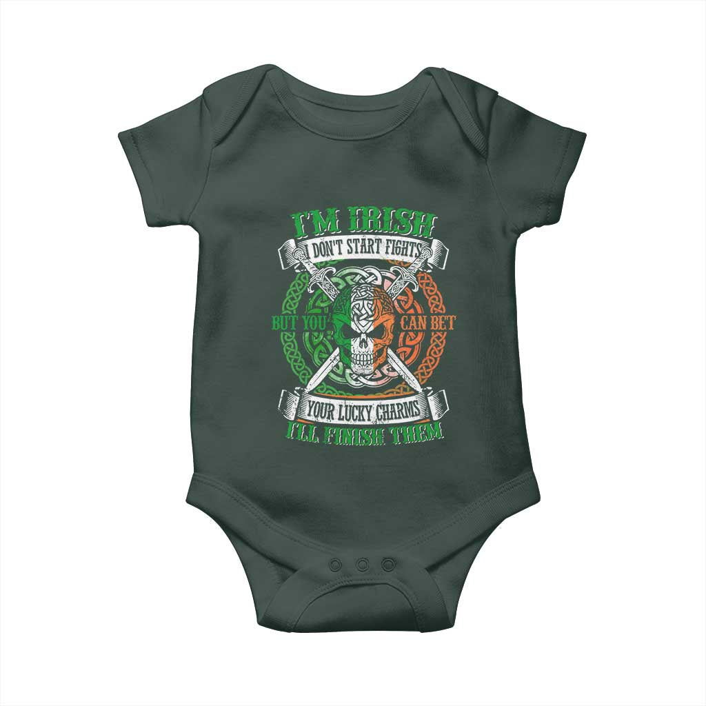 Irish Pride Baby Onesie You Can Bet Your Lucky Charms I'll Finish Them